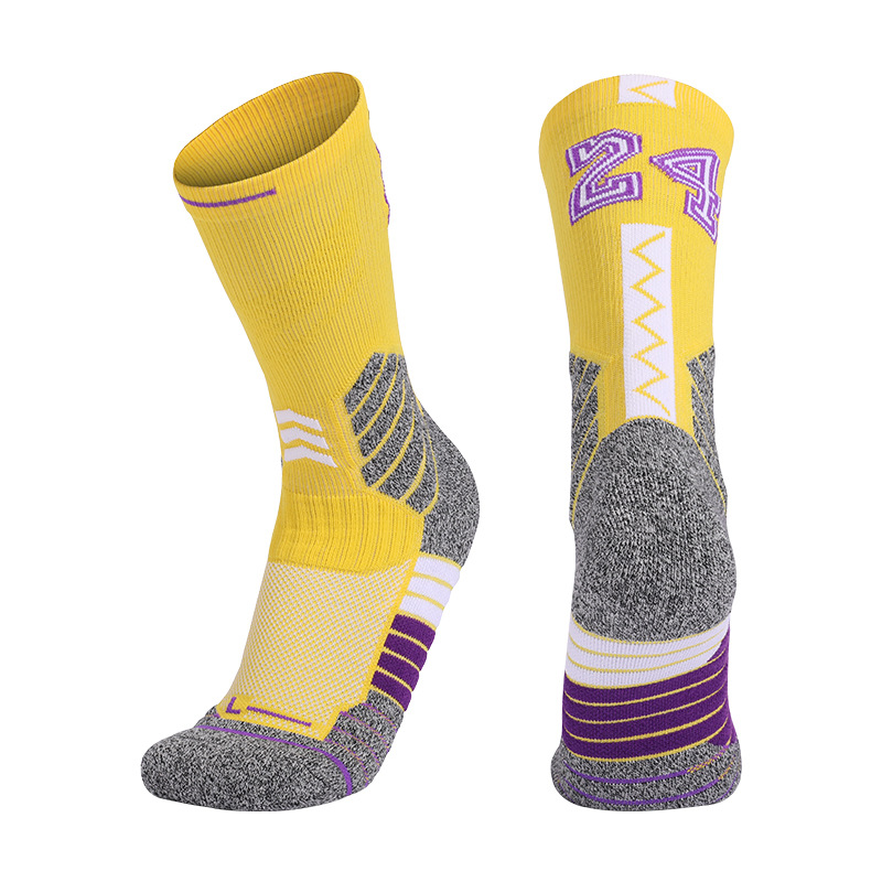 Lakers n ° 24 jaune violet