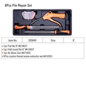 HARDEN profesyonel 8 adet dosya onarım 1 yıl garanti ile alet takımı ağır el aletleri OEM özelleştirilmiş destek - Product Image 6