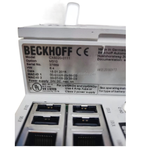 BECK HOFF CX5020-0111 CPUモジュール内蔵PCプロセッサ - Product Image 4