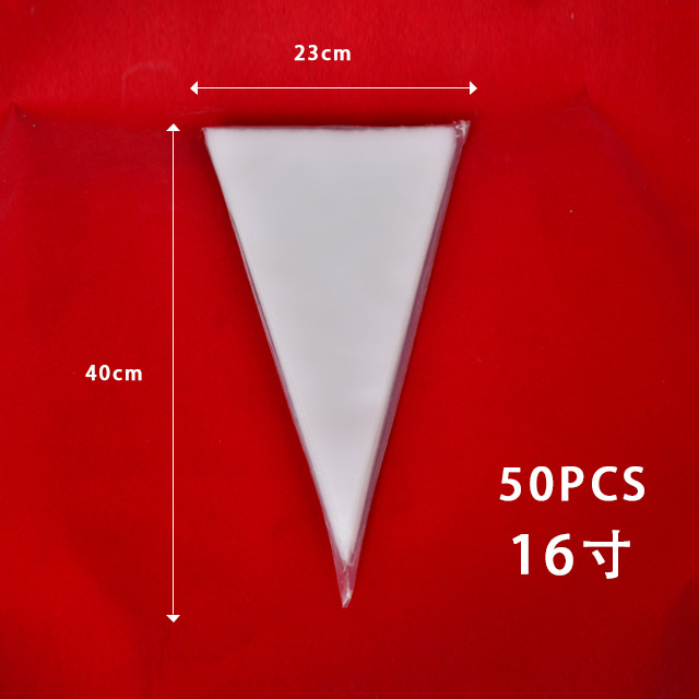 50 piping bags (14-mil, 16-inch)