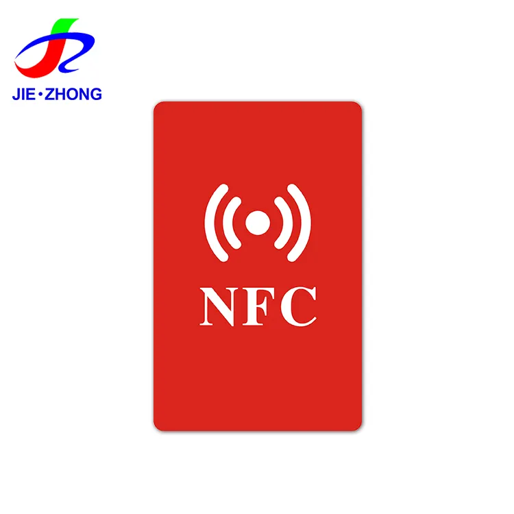Carte NFC RFID à puce intelligente en plastique PVC sans contact imprimée personnalisée de haute qualité