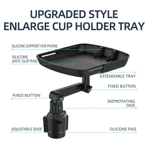 Khay Đựng Cà Phê Chai Tự Động Bán Chạy Trên Ebay 2022 Giá Đỡ Điện Thoại Giá Đựng Cốc Trên Xe Hơi Bàn Thức Ăn Gấp Gọn Khay Mở Rộng Cho Chuyến Đi - Product Image 4