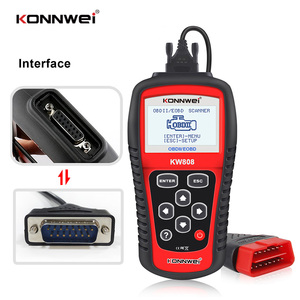 KW808车载诊断2扫描仪汽车千瓦808诊断代码阅读器可发动机复位工具自动扫描仪 - Product Image 3