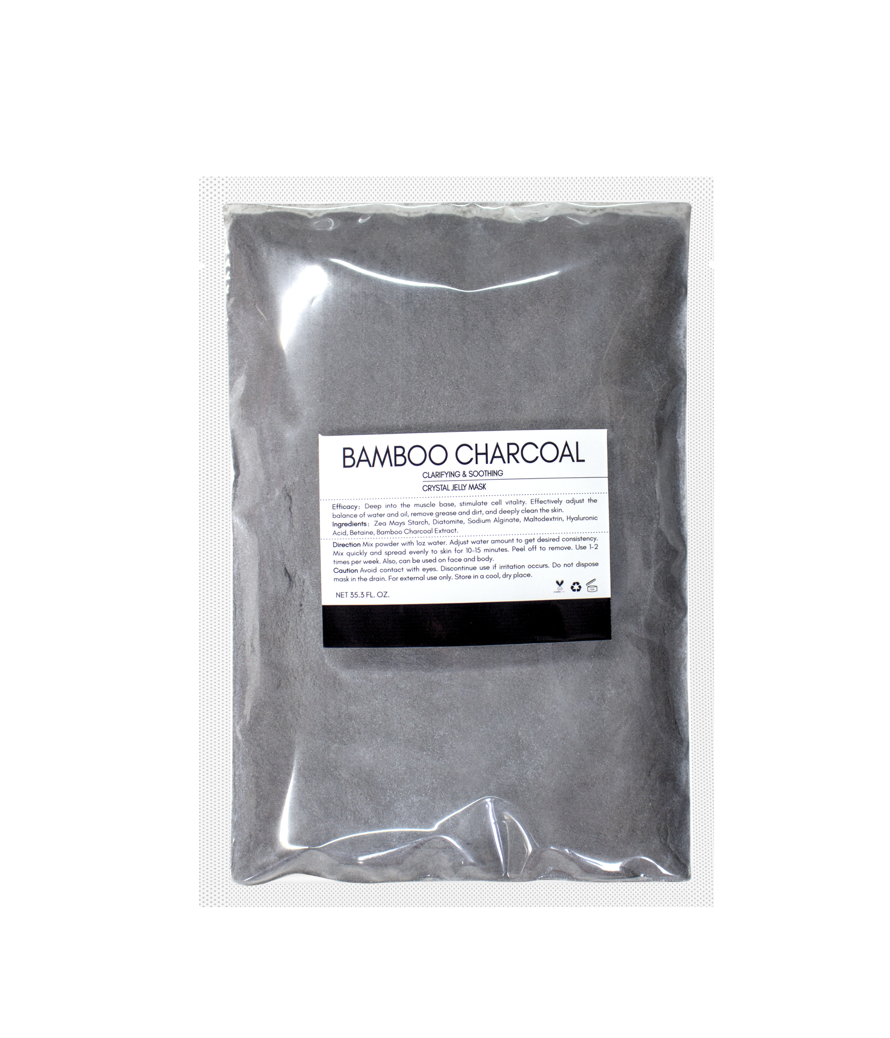 Charbon de bois bambou