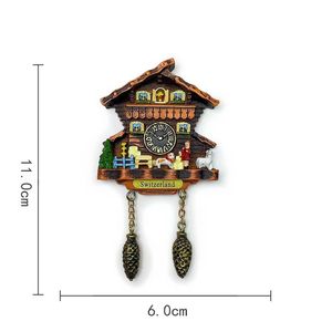 Tùy Chỉnh Thụy Sĩ Đức <span class=keywords><strong>Cuckoo</strong></span> Đồng Hồ Tủ Lạnh Nam Châm Cao cấp 3D Handmade Du Lịch Lưu Niệm Ref Tủ Lạnh Trang Trí - Product Image 6