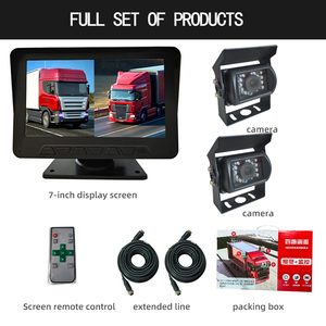 Car Reversing <strong>Camera</strong> 4 Pin <strong>7</strong>&quot; Car Backup Monitor <strong>Rear</strong> <strong>View</strong> Kit Parking <strong>System</strong> for RV Truck Bus Van 12V/24V - Product Image 5