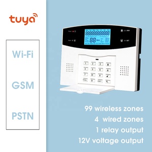Rubber Keypad Button Alarma WiFi GSM PSTN Alarm Control Panel LCD <strong>Display</strong> Alarm <strong>System</strong> with <strong>Sensors</strong>