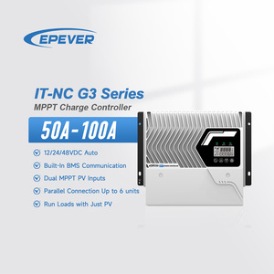 Для EPEVER IT Series G3 150 В контроллер солнечного MPPT 75A металлический корпус для домашней солнечной системы 20A 30A зарядный ЖК-дисплей ROHS 50A - Product Image 1