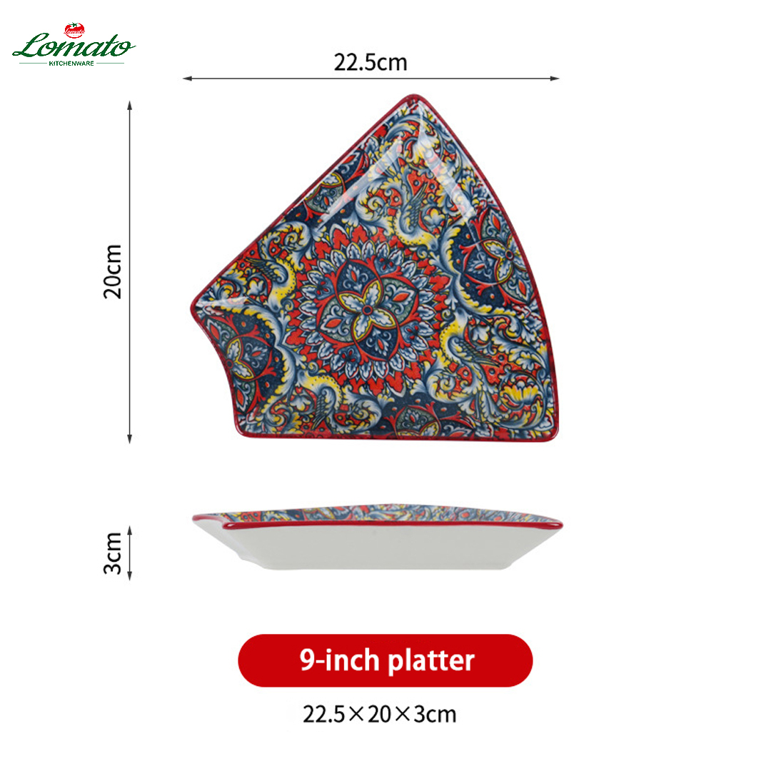 9-inch Fan-Shaped Platter