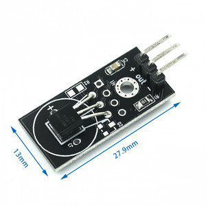 Il sensore di temperatura analogico LM35D modulo LM35 blocco elettronico costruzione auto intelligente è adatto per arduino