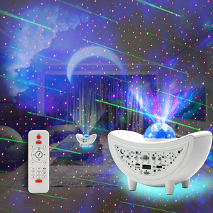 Kswing เครื่องฉาย5ใน1ดาว, ไฟ LED สำหรับกลางคืนสามารถใช้งานร่วมกับแอปอัจฉริยะได้กับ Google Home UL สีขาว - Product Image 1