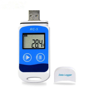 Termómetro higrómetro con USB SRDL105/LCD registrador de datos registrador de temperatura para transporte de cadena fría, refrigerador - Product Image 1