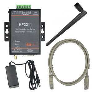 HF2211 Industrial Modbus IOT Dispositivos Puerto serie Servidor de red RS232 RS485 RS422 WiFi Ethernet Convertidor de módulos de comunicación - Product Image 1