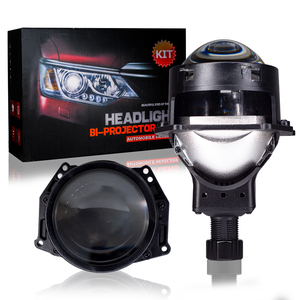 Yhkoms P40 70W 10000LM <span class=keywords><strong>Bi</strong></span> LED Ống Kính Máy Chiếu 12V Hoàn Hảo Ánh Sáng Hình Dạng IP67 Không Thấm Nước <span class=keywords><strong>Bi</strong></span> LED Chiếu Ống Kính Đèn Pha - Product Image 1