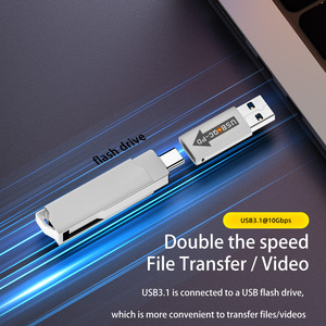USB 3.1 OTG-Adapter USB A/C-Konverter Schnelle Daten übertragung 10 Gbit/s USB C-Anschluss verbindung oder Datenkabel verlängerung - Product Image 3