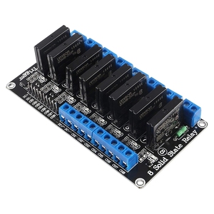 1 2 4 8-Kanal 5V 12V 24V DC-Relais modul Solid State High Level SSR AVR DSP-G3MB-202P relais 250V 2 für Arduino