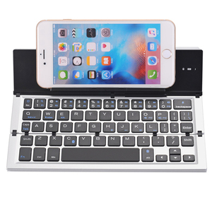 Factory OEM Aluminum Alloy <strong>Bluetooth</strong> <strong>Keyboard</strong> Rechargeable Ultra-thin Foldable <strong>Bluetooth</strong> Wireless Mini <strong>Keyboard</strong> for Tablet Phone - Product Image 6