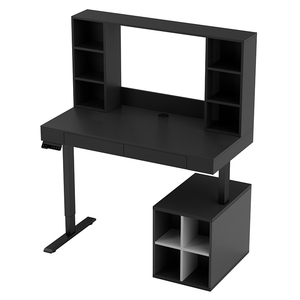 Tavolo per Computer durevole regolabile multifunzione usato in piedi tavolo per Computer regolabile in altezza scrivania per Computer con libreria - Product Image 5