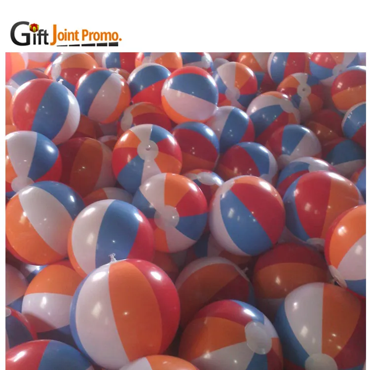 Offre Spéciale LOGO Personnalisé GRAND PVC GONFLABLE Ballon De Plage D'été Plage De L'eau Jouet Ballon Gonflable
