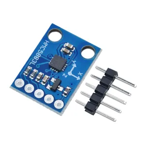 Módulo de sensor de magnetómetro de brújula de triple eje HMC5883L, 3V-5V, de tres ejes, para Arduino