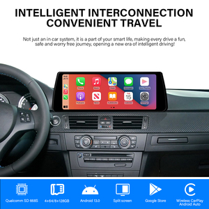 CCC E92 12.3 inç Android araba ekran navigasyon ve GPS 2K WIFI - 4G Carplay Android oto araç Dvd oynatıcı oyuncu BMW araba için 2004-2007 - Product Image 4