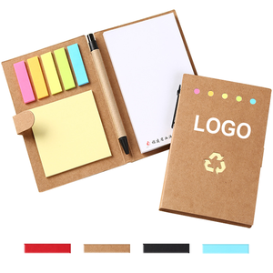 记事本带笔和便签自粘做清单记事本促销礼品便签定制Logo本 - Product Image 1