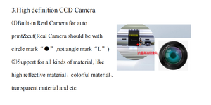 Teneth çizim kesici yazıcı kesme makinası TN24CCD çizim kesici kesici çizim kesici makinesi - Product Image 4