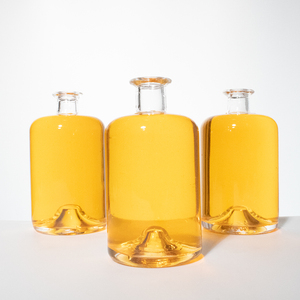 RSG Crystal Glass <strong>Bottle</strong> 700ml 750ml Wholesale Vodka Tequila Gin <strong>Whisky</strong> Empty <strong>Round</strong> Glass Liquor <strong>Bottle</strong> 500ml - Product Image 3