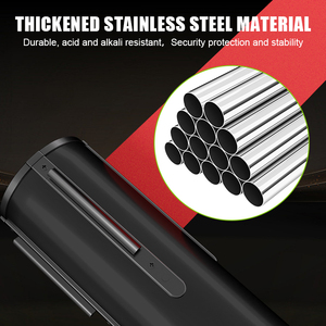 เสาคิวคุณภาพสูง สีดำ พร้อมสายรัดแบบดึงกลับได้ สำหรับจัดการฝูงชนในงานอีเว้นท์ - Product Image 4