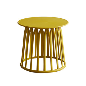 Mesa de centro de plástico multifuncional moderna sofá junto a mesas taburete apilable Silla de comedor para el hogar Baño al aire libre - Product Image 5