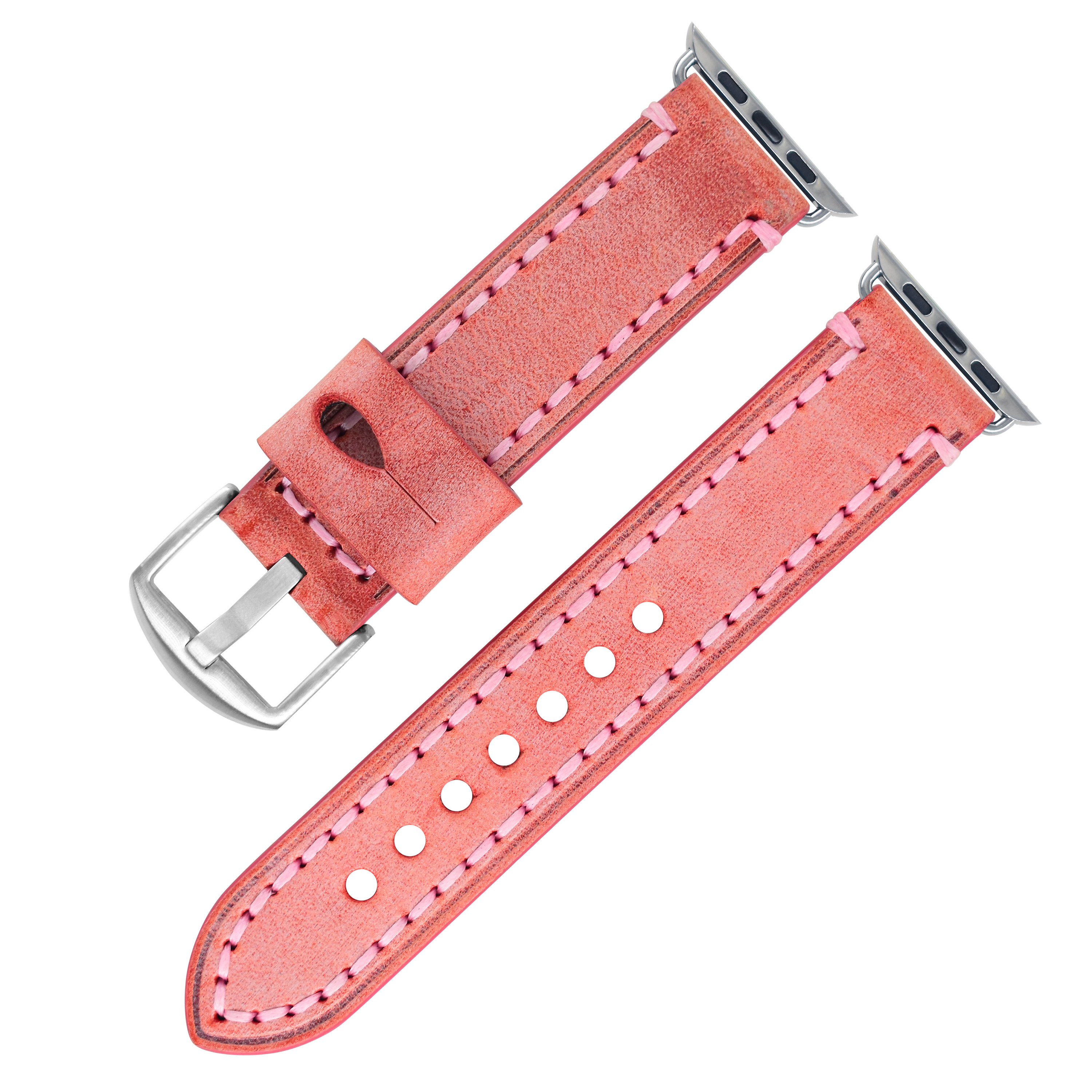 Boucle rouge-argent K009S