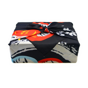 日本传统环保棉furoshiki礼品包装布便当盒化妆品促销礼品盒包装布