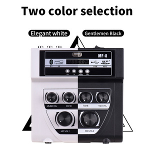 ポータブルUSBミキサーカラオケステレオエコーマイクラインミックスアンプ、BTレコーディングリバーブmp3ミニオーディオサウンドカードミキサー - Product Image 2