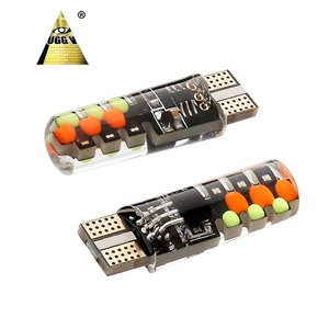 RGB T10 Cars 5050 SMD LED kama ampul yeni uzaktan kumanda renkli kubbe okuma İç işık arabalar için renkli LED lamba - Product Image 1