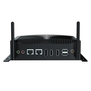 SmallPC Ordenador portátil sin ventilador Caja de metal Core I7 10810U USB LAN COM GPIO Control de automatización Mini PC - Product Image 1