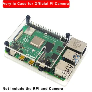 <strong>Raspberry</strong> <strong>Pi</strong> HQ <strong>Camera</strong> Module Acrylic Case with Stand <strong>Raspberry</strong> <strong>Pi</strong> Cameras Tripod Bracket Easy to <strong>Install</strong> - Product Image 3