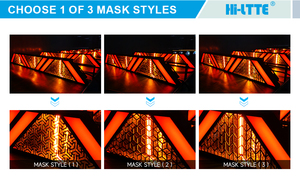 HiLtte IP40 Golden <strong>LED</strong> matrix Triangle Stage Event Light Retro Lights Dj Disco Light - Product Image 5