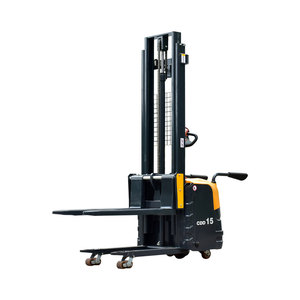 Beiqiang CDD20 1.5 톤 전기 스태커 트럭 5.5m 하이 리프트 납산 48V 32Ah 솔리드 타이어 유압 사이드 시프터 단일 단계 - Product Image 6
