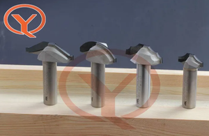 QiyePCD木工ツール1/2シャンクCNC PCDルータービット木材用