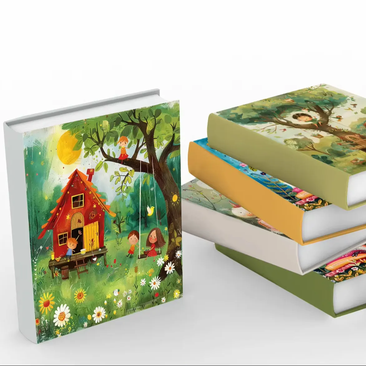 Produk baru softcover buku sampul keras buku cetak jurnal anak layanan cetak buku mewarnai kustom
