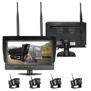 Kit de sistema de cámara de respaldo Digital de 2,4g, Monitor inalámbrico a prueba de polvo de marcha atrás y resistente al agua DVR LCD de 10 pulgadas para RV/camión/remolque/Autobús - Product Image 1
