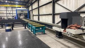 高产量生产用h型钢激光切割机高效激光切割机6kw 12kw 30kw切割机