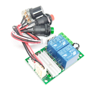PWM DC Motor Drehzahl regler Controller Board Einstellbare Drehzahl regelung Reversibles PWM Relais modul DC 6V-28V 12V 24V 3A 21kHz