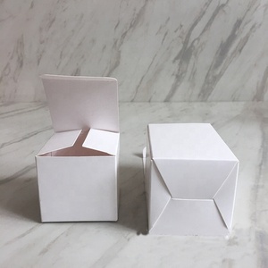 素色定制模切礼品白色纸板盒 - Product Image 3