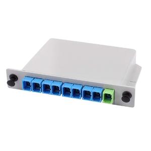 1x8 Way SC UPC Plug-in Type Cassette Tape Type <strong>Splitter</strong> <strong>1</strong>:<strong>8</strong> Optic PLC <strong>Splitter</strong> Single Mode Fiber Optic spliter - Product Image 2