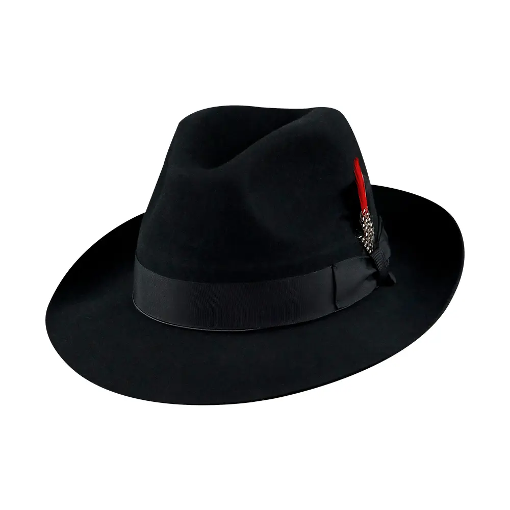 100% الاسترالية الصرفة الصوف ورأى الذكور فيدورا قبعة الجملة قبعات فيدورا مصمم قبعات فيدورا