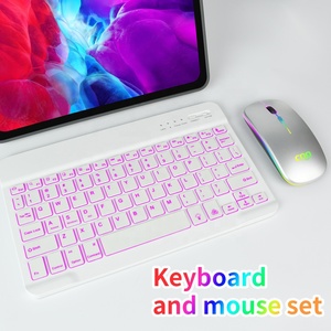 Wireless BT Rechargeable Mini Slim USB 3.0 <strong>Keyboard</strong> <strong>Mouse</strong> Combo Optical Operation New Desktop <strong>Computer</strong> Set for PC Laptop MacBook - Product Image 2