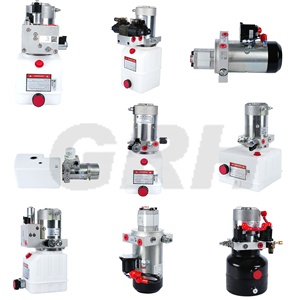 定制双作用12伏Dc电动气动12 V/24v液压动力包单元，带泵系统用阀 - Product Image 1