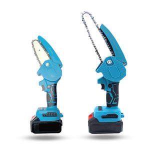 2 pil ile Mini testere 4-inch, güvenlik kilidi ile akülü güç zincir testereler, ahşap kesme ağacı için el küçük testere - Product Image 1