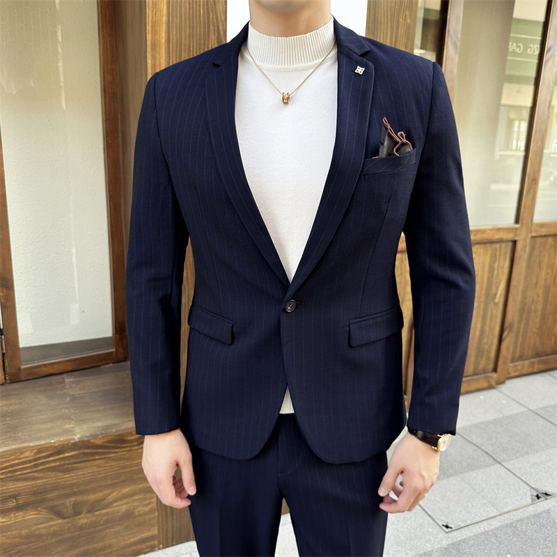 Bleu Premium (costume + pantalon habillé)